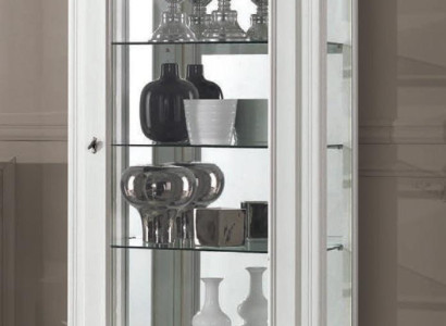 Vitrinen Glas Schrank Italienische Möbel Vitrine Wohnzimmer Anrichte Schränke