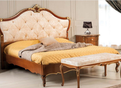 Bett Möbel Doppelbett Naturholz Schlafzimmer Möbel Design Betten Möbel Italien