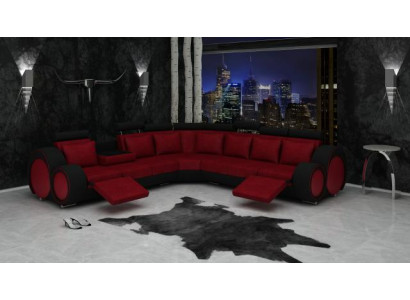 Textil Sofa USB Designer Sofas Couch Eckgarnitur Eckcouch Polster Wohnlandschaft