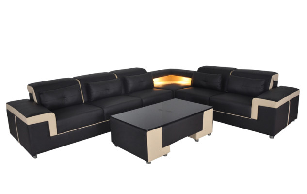 Ecke Leder Modern XXL Couch Wohnlandschaft Couchen Sofas Sofa L Form B2021 Tisch