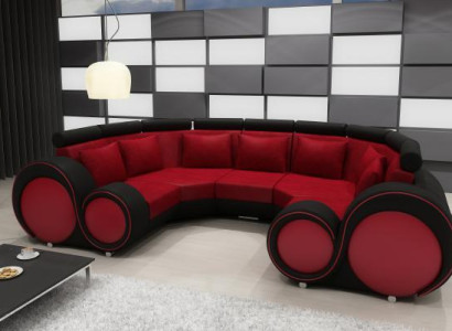 Wohnlandschaft Textil Couch Microfaser Polstergarnitur XXL Neu Sofa Stoff USB