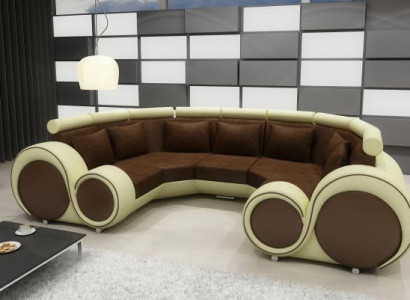 Ecksofa + USB Wohnlandschaft U Form Textil Big XXL Ecksofa Stoff Textil Sofa Neu