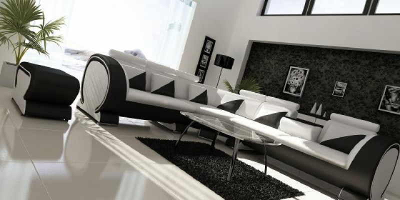 Designer Ecksofa Wohnlandschaft Sofa + USB Polster Garnitur Lounge Sofas Couchen