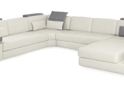 Designer Wohnlandschaft Sofa Couch Ecksofa Polster Wohnlandschaft U-Form