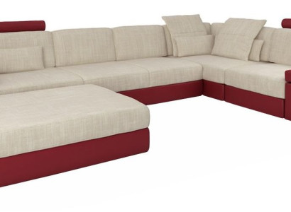 Wohnlandschaft U Form Eck Sofa Polster Couch Ecke Leder Sofa Couchen Möbel Neu