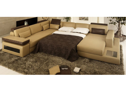 U-Form Couch Design Polster Textil Eck Modern Sofas Wohnlandschaft Ecksofa Stoff