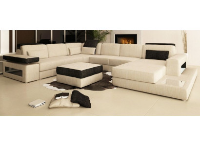 XXL Wohnlandschaft Sofa Couch Polster Sofa Ecke Designer U-Form Ecksofa Neu