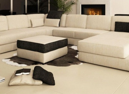 XXL Wohnlandschaft Sofa Couch Polster Sofa Ecke Designer U-Form Ecksofa Neu