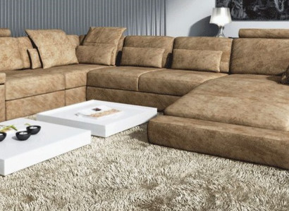 Ecksofa U-form Sofa Polstersofa Couch Sofas Couchen Ecksofas Design Möbel Neu