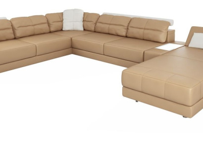 Design Couch Ecksofa Wohnlandschaft Sofa U Form Polster Couchen Textil Couchen