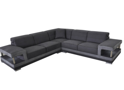 Leder Eck Sofa Couch Polster Wohnlandschaft Luxus Garnitur Ecke Sofas
