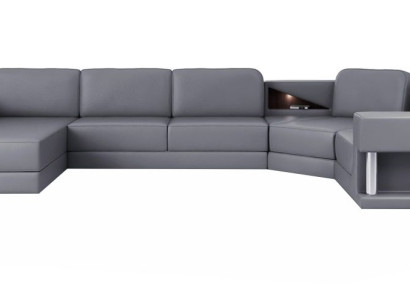 Wohnlandschaft U Form Eck Sofa Couch Polster Ecke Leder Sofa Couchen Möbel Neu