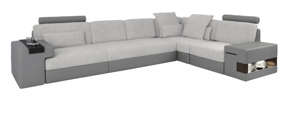 Designer Ecksofa Wohnzimmer Wohnzimmer Luxus L-form Sofas neue Stoffsofas