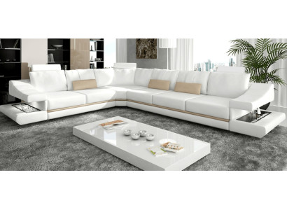 Wohnzimmer moderne Design Sofas Couchs Eleganc L-Form Ecksofa Stoff Couch Neu