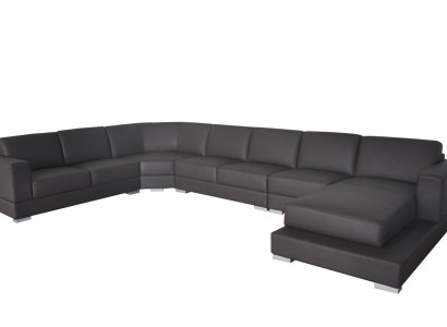 Design Eck Couch Polster Sitz Garnitur Landschaft Modern Möbel Sofas mit USB Neu