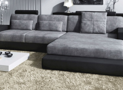 Ecksofa Wohnzimmer L-Form Polster Sofa LederDesign NEU Modern