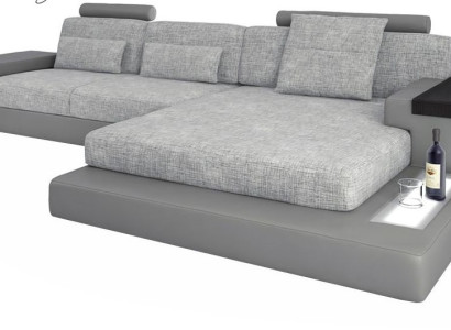 Design Ecksofa Leder L-Form Modern Style Couch Polstermöbel Wohnzimmer Neu