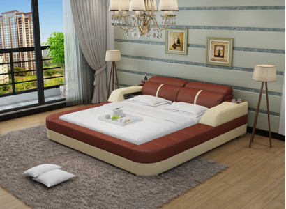 Luxus Wasserbett Doppel Multifunktions Bett Polster + USB Wasser Betten 180x200