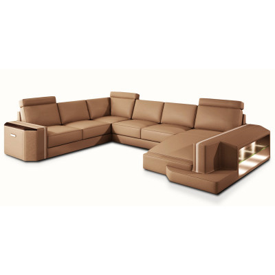 Elegantes U-förmiges Polstersofa Modernes Design für stilvolle Wohnräume