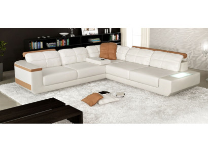 Design Modern Sofa L-Form XXL Couch Ecksofa Leder Wohnlandschaft