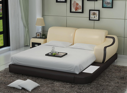 Wasserbett Hotel Doppel Bett Betten Komplett Lederbett Polsterbett Wasser LB8803