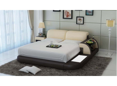 Wasserbett Hotel Doppel Bett Betten Komplett Lederbett Polsterbett Wasser LB8812