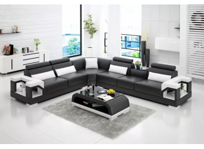 Wohnzimmer Ledersofa Ledercouch Couch Garnituren Sofa Ledersofas Wohnlandschaft