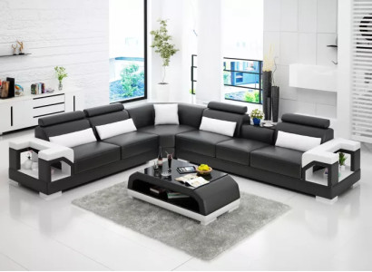 Wohnzimmer Ledersofa Ledercouch Couch Garnituren Sofa Ledersofas Wohnlandschaft