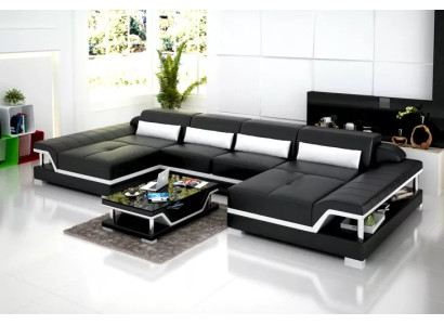 Design Sofa Ledergarnitur Couchen Eckcouch Polster Sofas Ledercouch Wohnzimmer