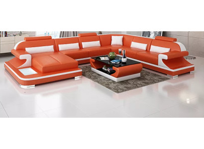 Ecksofa Wohnlandschaft Eckcouch Eckgarnitur Sofa LForm Ledersofa Couch Polster