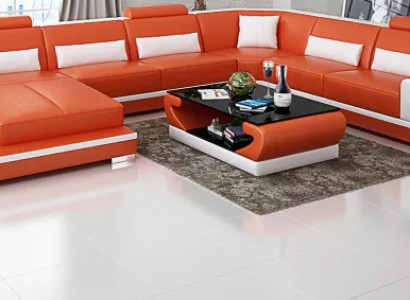 Ecksofa Wohnlandschaft Eckcouch Eckgarnitur Sofa LForm Ledersofa Couch Polster