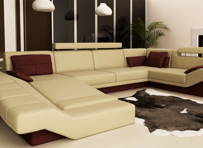 Moderne Eleganz Das neue U-förmige Ecksofa mit exquisiter Polsterung