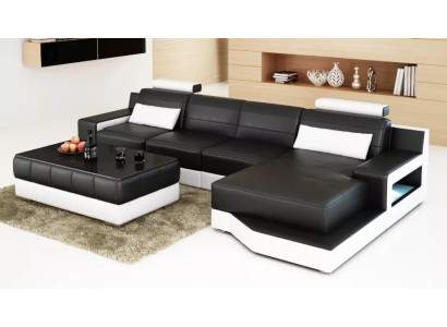 Ecksofa L-Form Modernes Sofa Ledersofa Ecksofa Polster Designer-Sofa