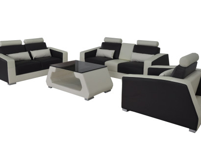 Modern Sofagarnitur 3+2+1 Sitzer Set Design Polster Sofa Couch Couchen