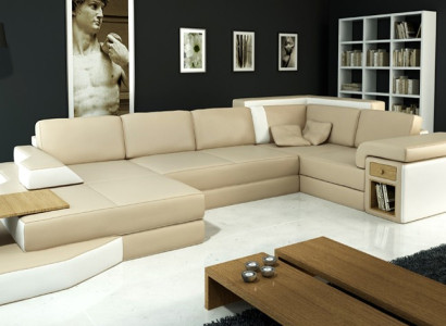 Komfort in großem Stil U-förmiges Ecksofa für das perfekte Wohnzimmer