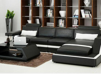 LEDERSOFA XXL WOHNLANDSCHAFT GARNITUR USB LEDER ECKSOFA Maßanfertigung HH4