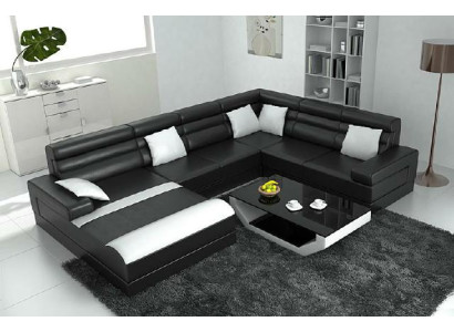 Ecksofa Wohnlandschaft XXL Big Couch Polster Garnitur Eck Couchen U Form Sofas