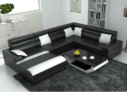Ecksofa Wohnlandschaft XXL Big Couch Polster Garnitur Eck Couchen U Form Sofas