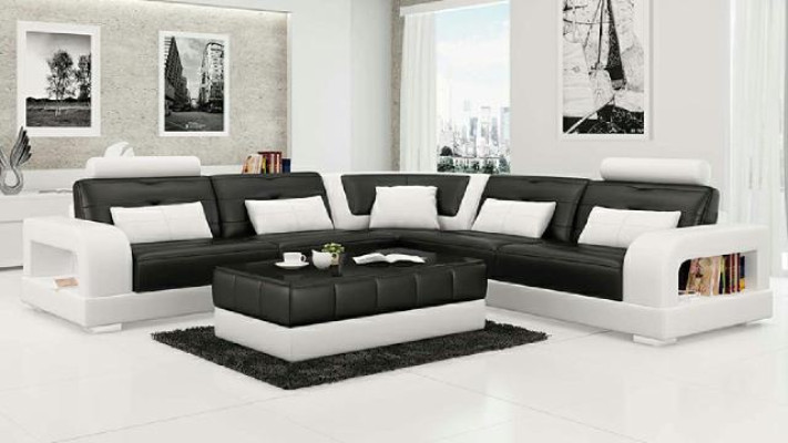 LEDERSOFA SOFA mit USB,ECKSOFA"H2209" SOFAGARNITUR DESIGNER COUCH Maßanfertigung