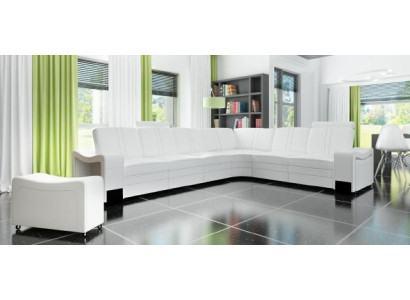 LEDERSOFA XXL WOHNLANDSCHAFT Massanfertigung LEDER ECKCOUCH GARNITUR mit USB