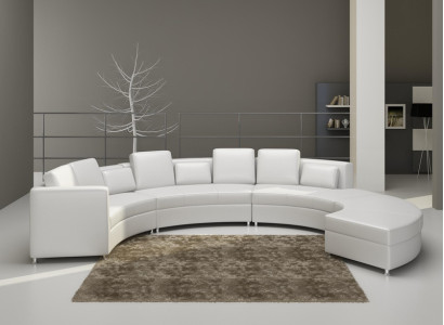 Ledersofa Couch Wohnlandschaft Ecksofa Eck Garnitur Design Modern Sofa USB A1102