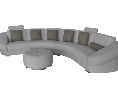 Design Ecksofa Couch Multifunktion Wohnlandschaft Textil Polster Sofas