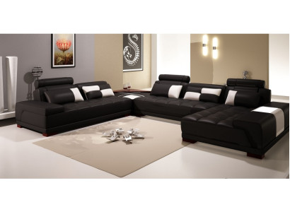 Sofa mit USB,Couch Polster Garnitur XXL Big Eck SofasWohnlandschaft Ecksofa Neu