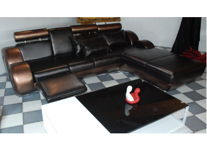 Elegante Designer Eckcouch Berlin II Ledersofa +USB,Sofa Couch Maßanfertigung