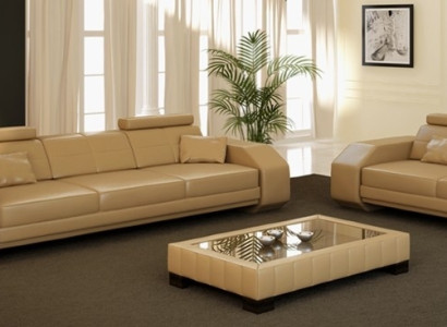 Designer Sofagarnitur Ledersofa USB Set 3+2+1 Garnitur Neu Sofa Couch Garnituren