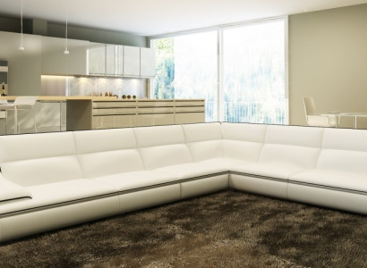 Ecksofa mit USB,Couch Sofa Wohnlandschaft Sitz Eck Garnitur Leder Textil Salut