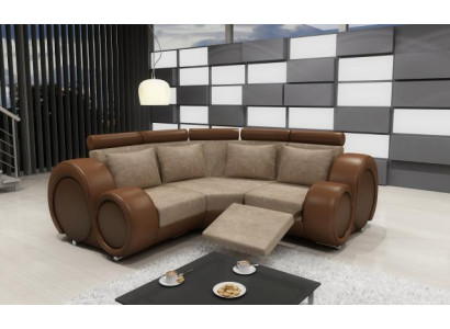 STOFFSOFA TEXTIL WOHNLANDSCHAFT SOFA BERLINX RELAXFUNKTION COUCH ECKSOFA mit USB