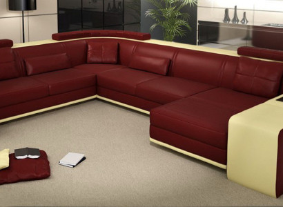 Modern Gemütliches Ecksofa mit breiten Armlehnen für Ihr Zuhause
