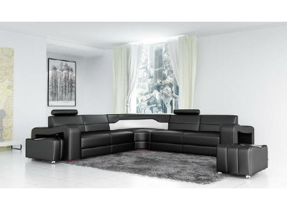 LEDERSOFA ECKSOFA ECKCOUCH DESIGNER WOHNLANDSCHAFT L FORM COUCH SITZ SOFA PISA