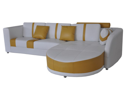 Eck Sofa Couch Polster Ecke Wohn Zimmer Landschaft Deko Designer Couchen